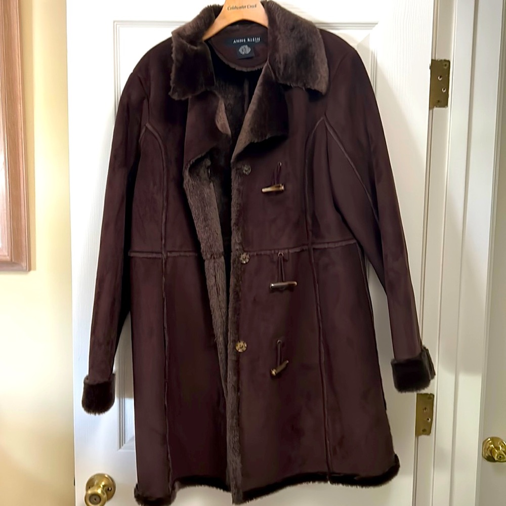 Faux sterling winter coat
